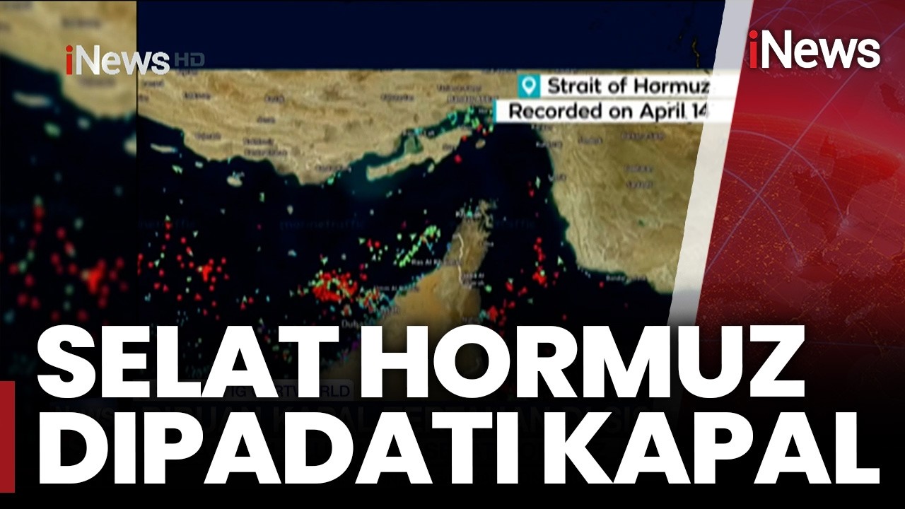 Selat Hormuz Tetap Ramai, Kapal Lalu Lalang di Tengah Blokade | iNews Sore (15/4)