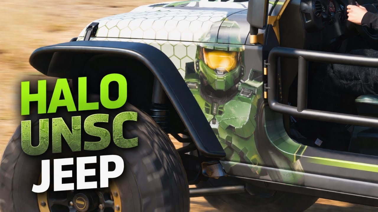 Racing the HALO UNSC Jeep in Forza Horizon 5