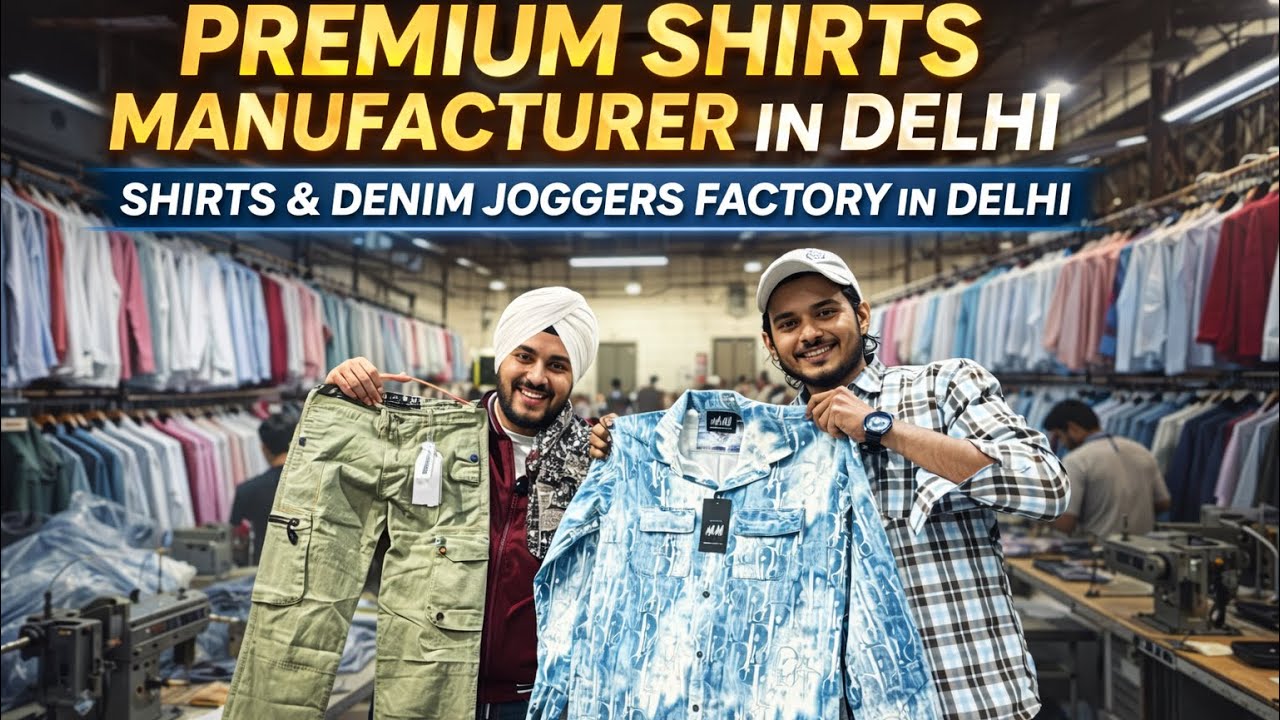 Tank Road Delhi 🔥 Factory Se Direct Premium Shirts & Denim Joggers & Cargo Pants | GD Apprels