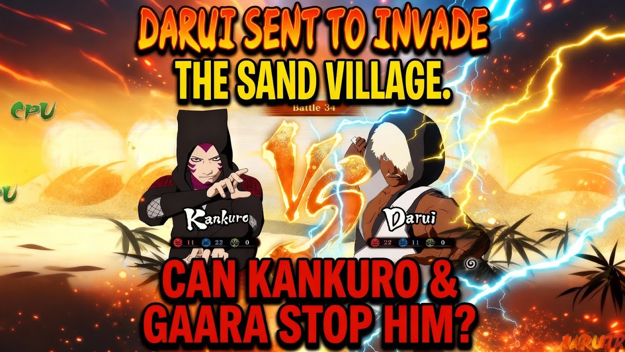 Will Gaara and Kunkaro stop Dauri from taking over the sand village?