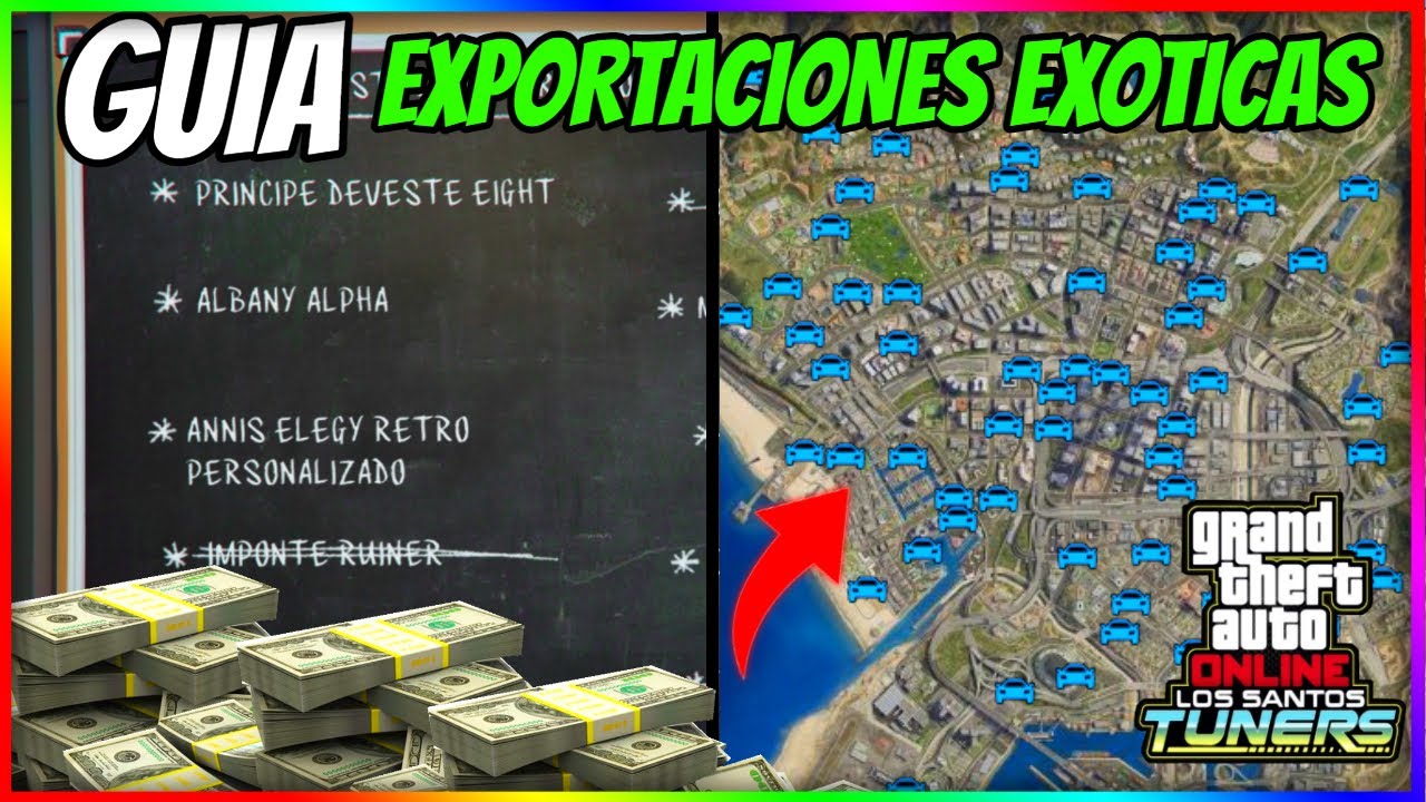EXPORTACIONES EXOTICAS GTA ONLINE! GUIA de COMO FUNCIONA & UBICACIONES DE COCHES! Cjp_Mystic