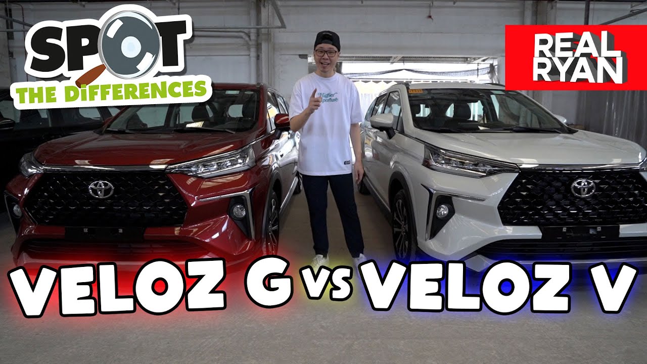2022 TOYOTA VELOZ G VS VELOZ V COMPARISON PHILIPPINES