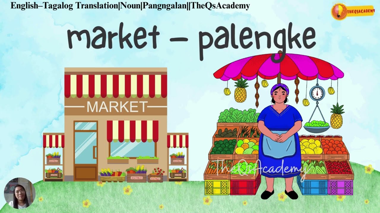 ENGLISH-TAGALOG WORDS TRANSLATION| NOUNS _PANGNGALAN| VOCABULARY|TheQsAcademy'Lessons Worth Learning