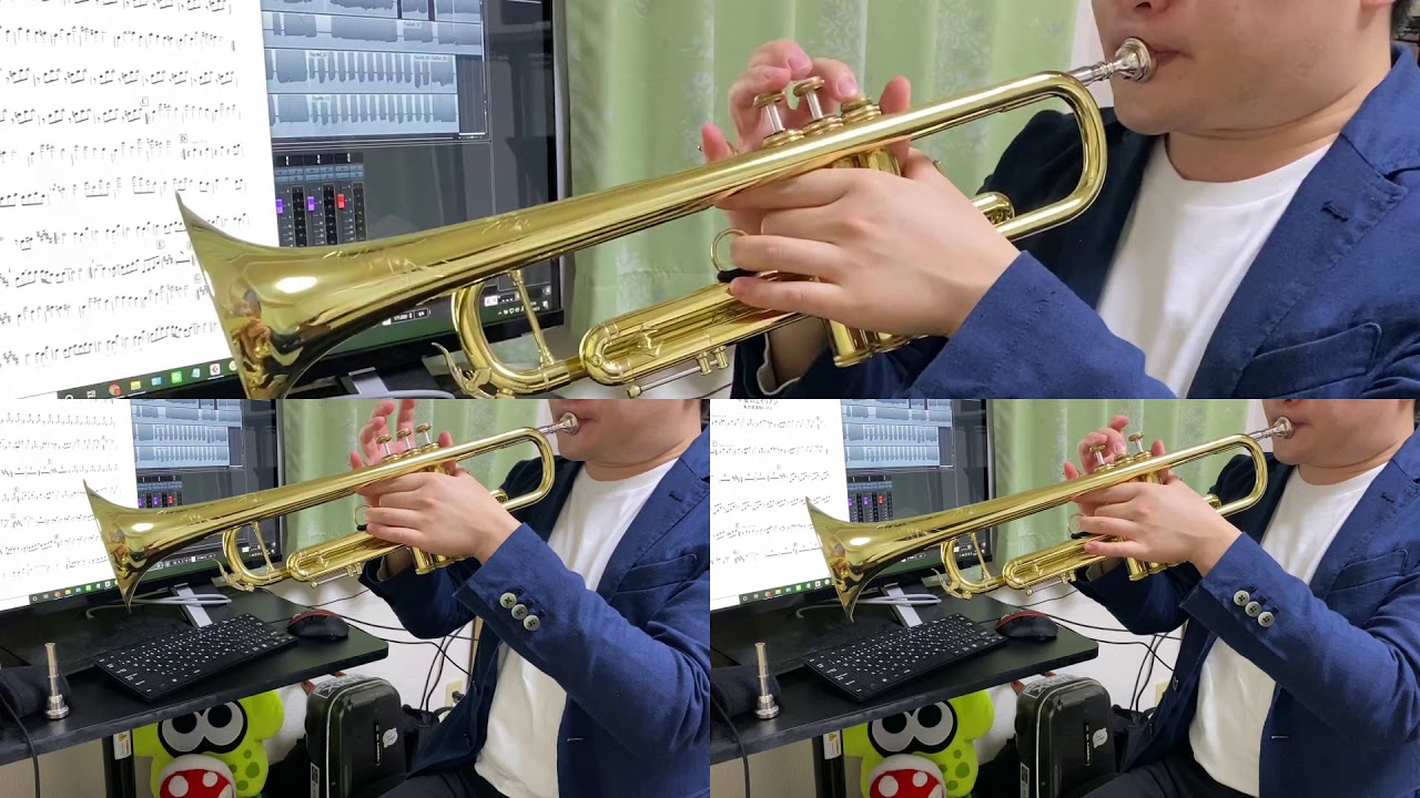 【平安のエイリアン】東方星蓮船Exの曲をトランペットで吹いてみた【夜空のユーフォーロマンス】