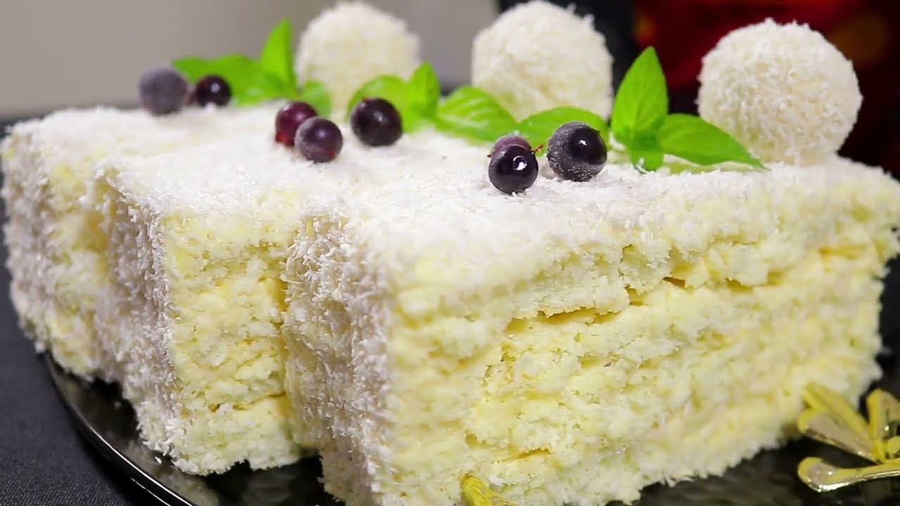 Лучший десерт, который я когда-либо ела! Рецепт Рафаэлло за 5 минут!