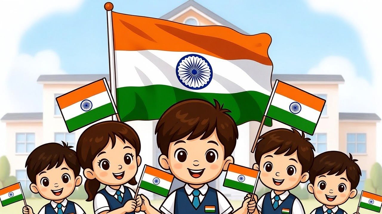 झंडा आया झंडा आया 🇮🇳 | Republic Day Poem for Kids | गणतंत्र दिवस बाल कविता |New balgeet 