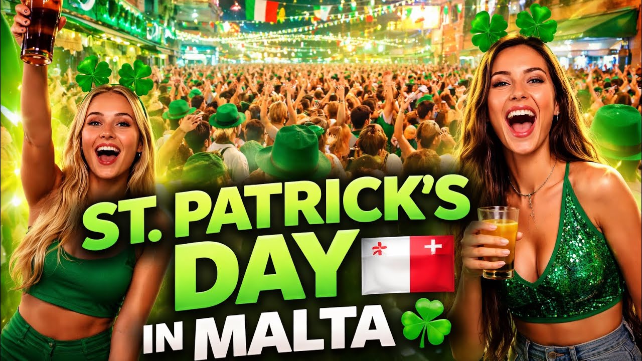 ST. PATRICK’S IN MALTA… 😳🍀 