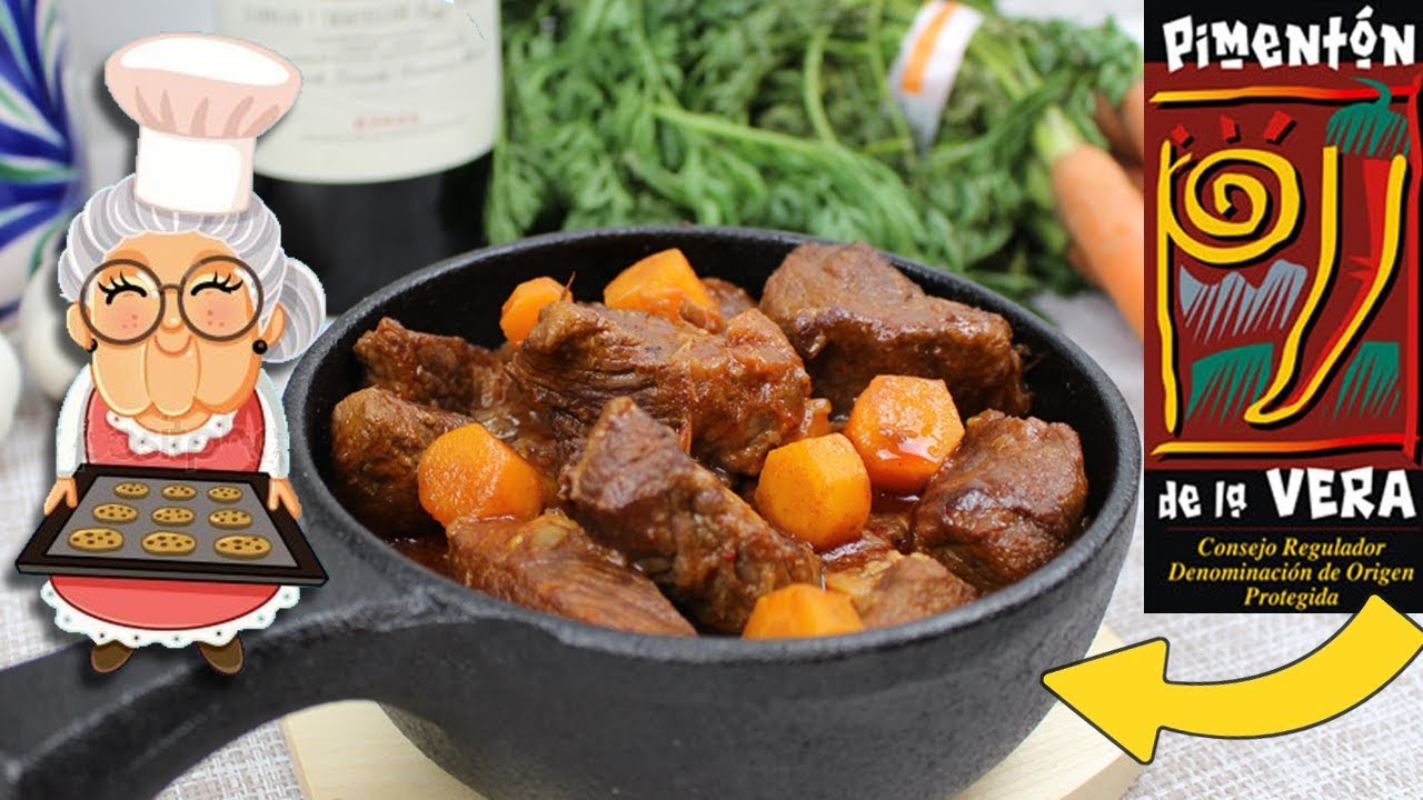 👇Guiso de Ternera al Pimentón de la Vera | 🍴Recetas de la ABUELA deliciosas!! | Cocina tradicional😍