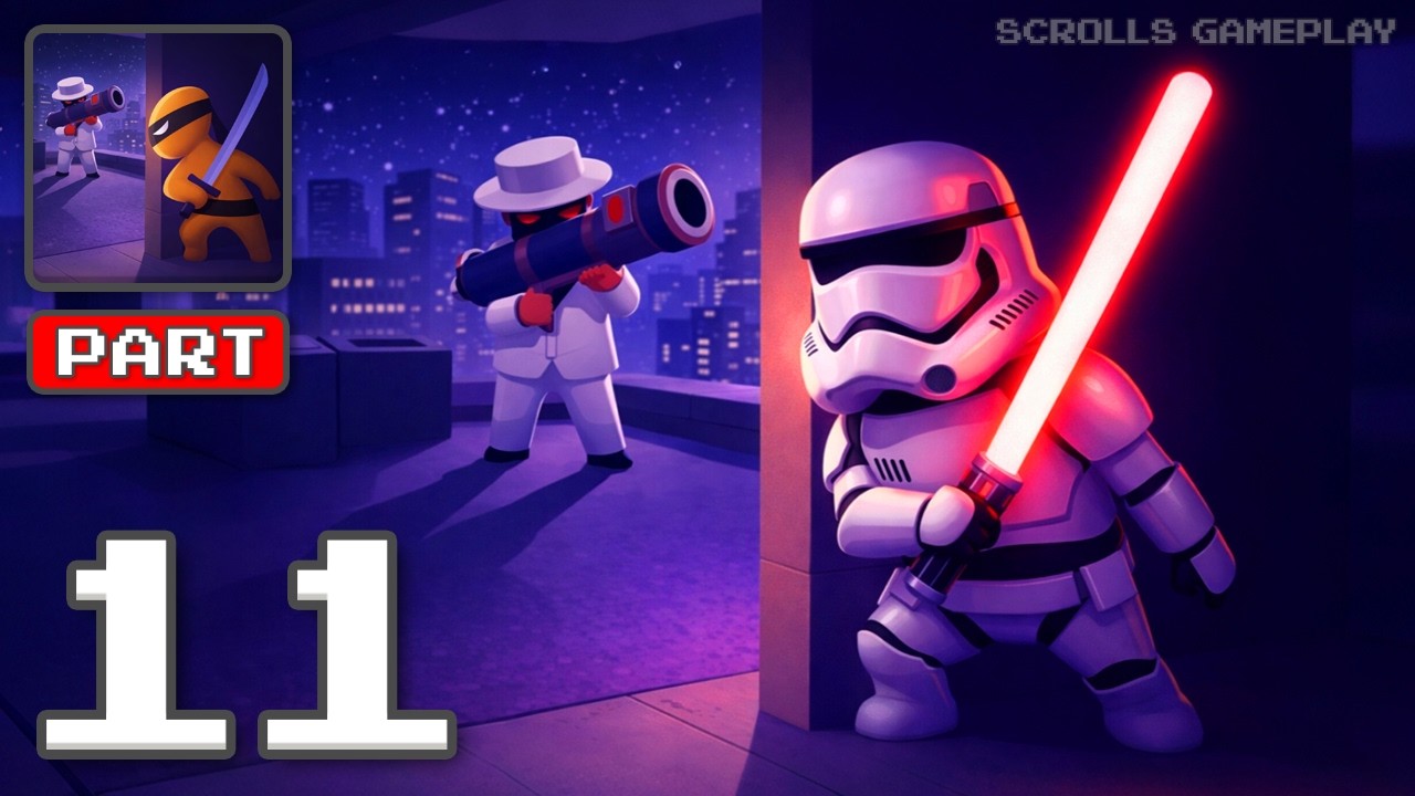 Stealth Master: Assassin Ninja - Gameplay Walkthrough Part 11 - Silent Strike Expert (iOS, Android)