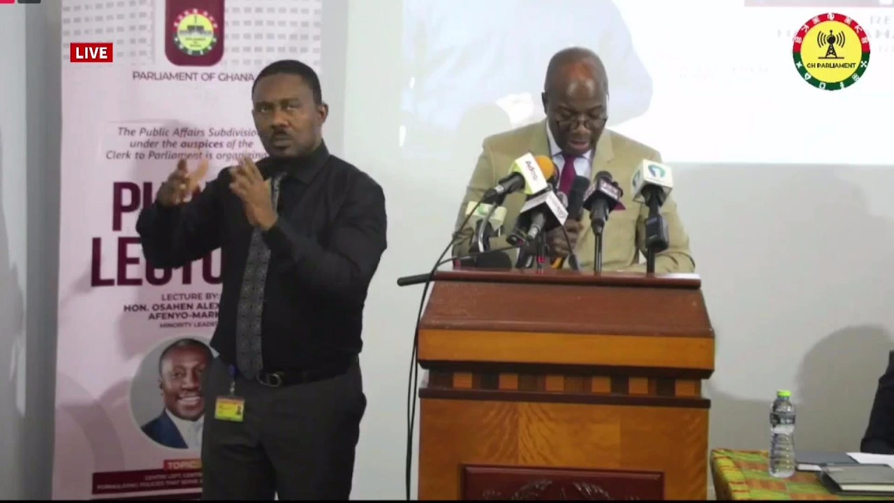 Public Lecture - Centre left, Centre right, Formulating Policies that serve a Growing Democracy