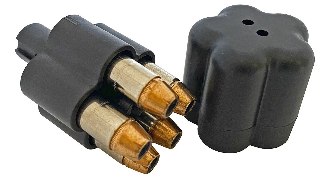 Revision CV .38 Special Ammo Pod (Speed Loader). For S&W J-frames and Ruger LCR -  Product Video
