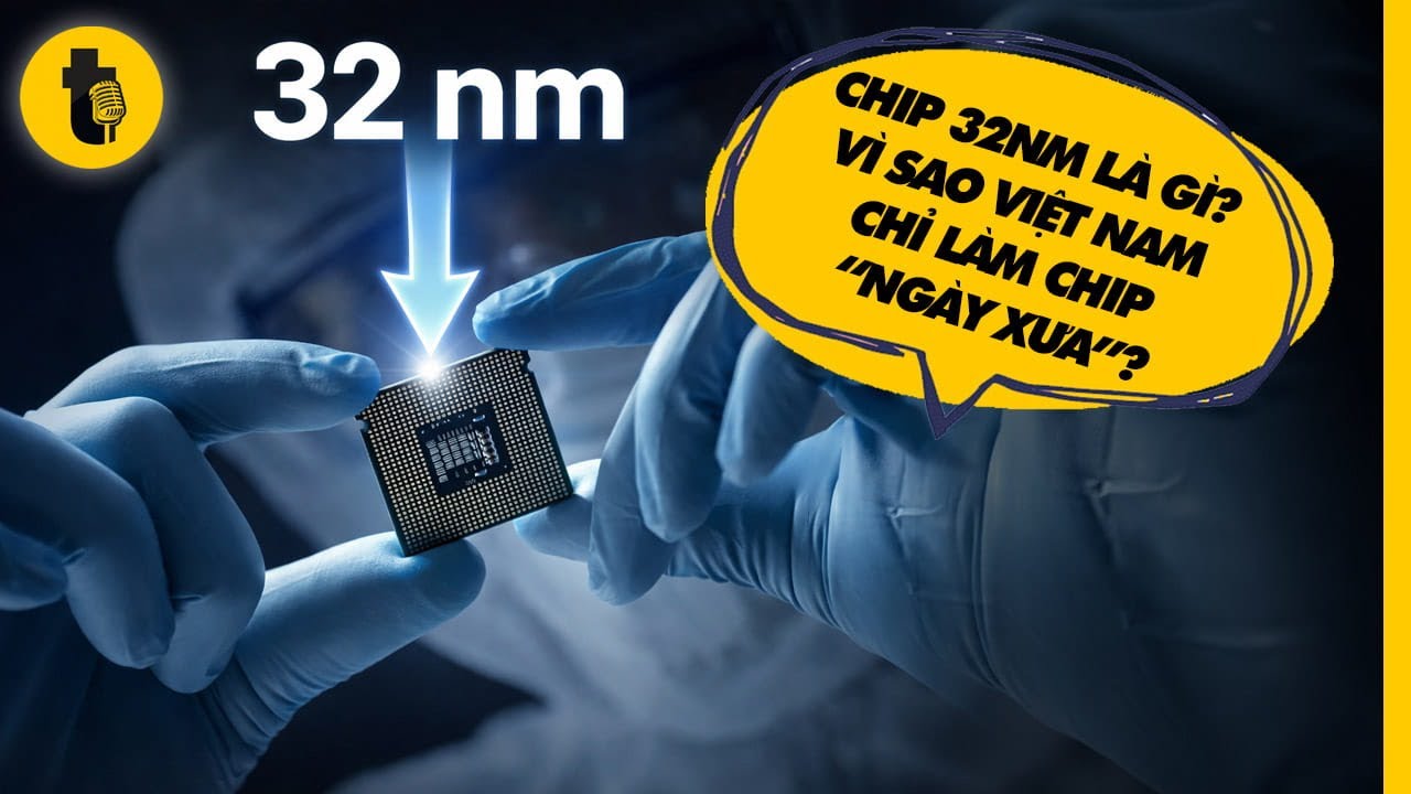 CHIP 32NM LÀ GÌ? VÌ SAO VIỆT NAM CHỈ LÀM CHIP “NGÀY XƯA”?
