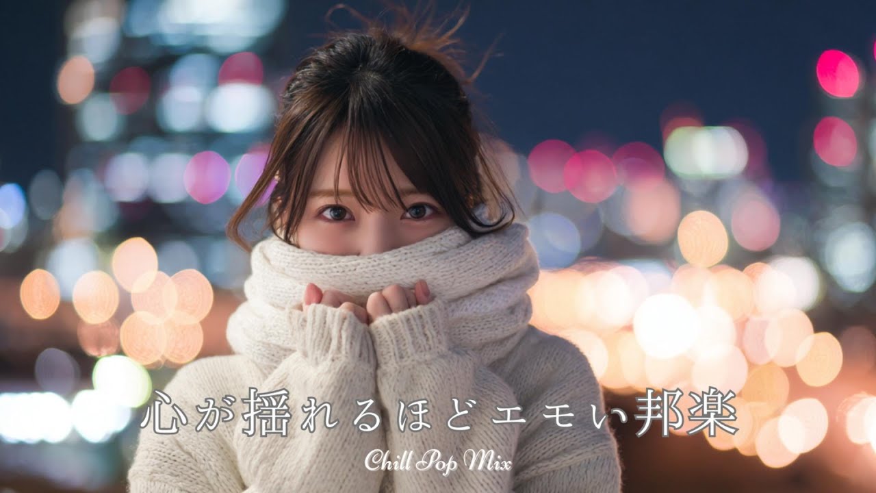 【邦楽 playlist】夜に聴きたい♪心が揺れるほどエモいチルポップ｜女性ボーカル｜チルタイム／リラックス／ストレス解消／作業用BGM