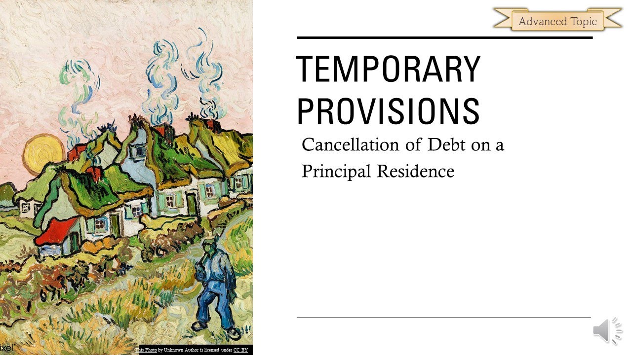 2022 Advanced Temporary Provisions