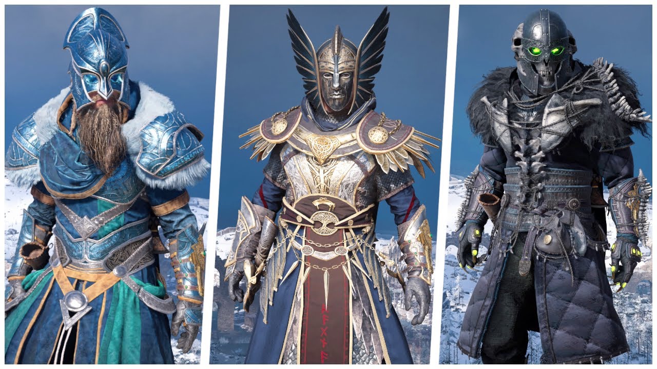 Assassin's Creed Valhalla - ALL Armor Sets Showcase (AC Valhalla)