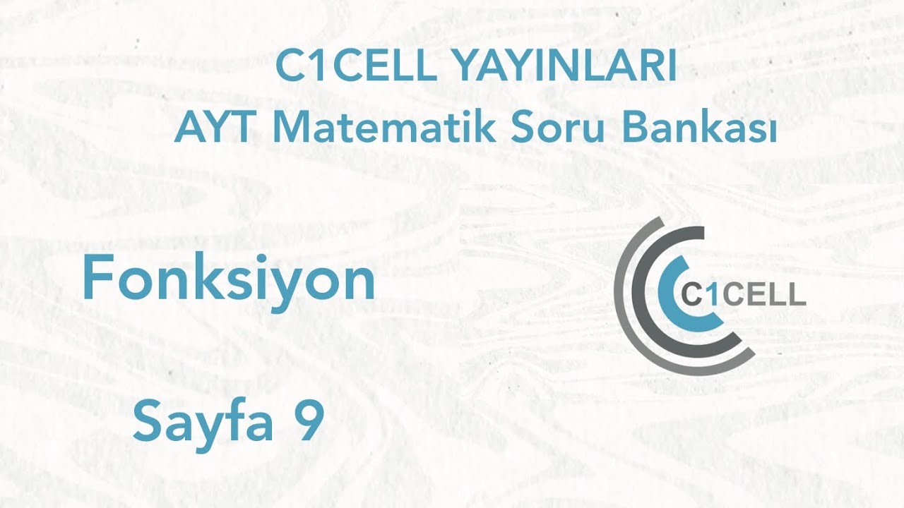 Fonksiyon Tanımı-EN Geniş Tanım,Değer ve Görüntü Kümesi Bulma-Sayfa 9