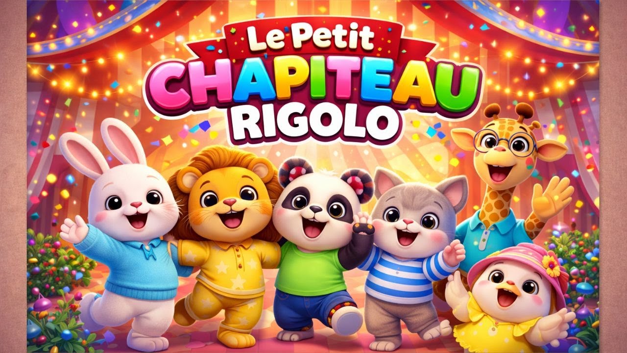 Le Petit Chapiteau Rigolo 🎪 | Comptine Enfants Joyeuse & Dansante | Chanson Bébé Française