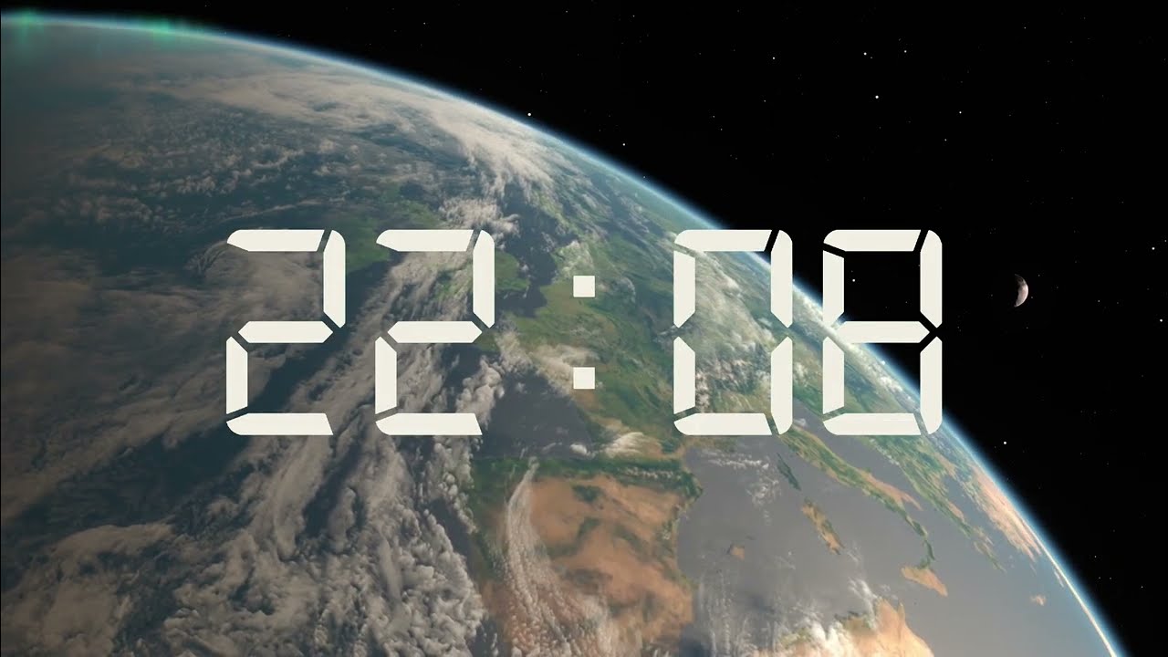 Deep Focus Study for ADHD 🌍Sleep & Calm 4K Space View of Earth with Brown Noise