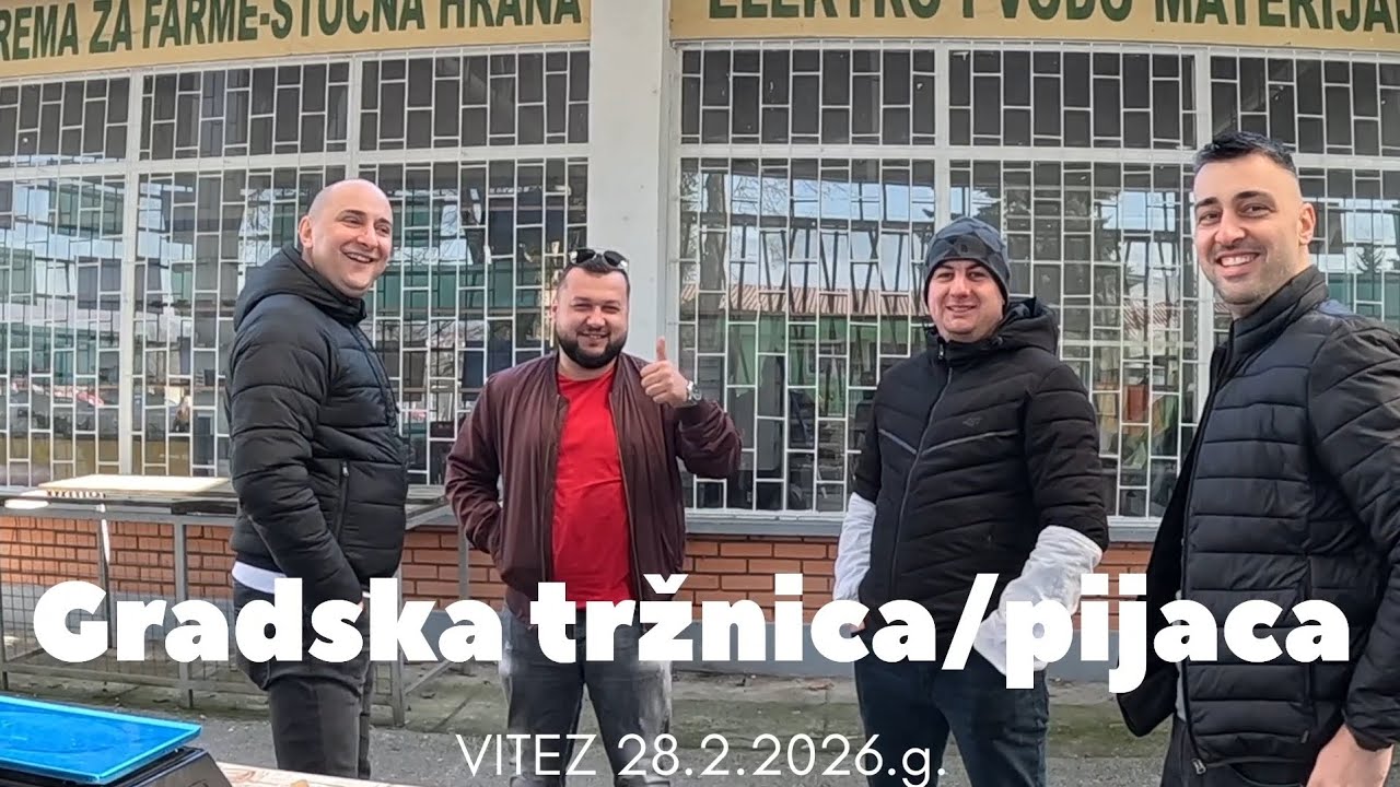 Gradska tržnica/pijaca Vitez.  Ponuda i cijene hrane