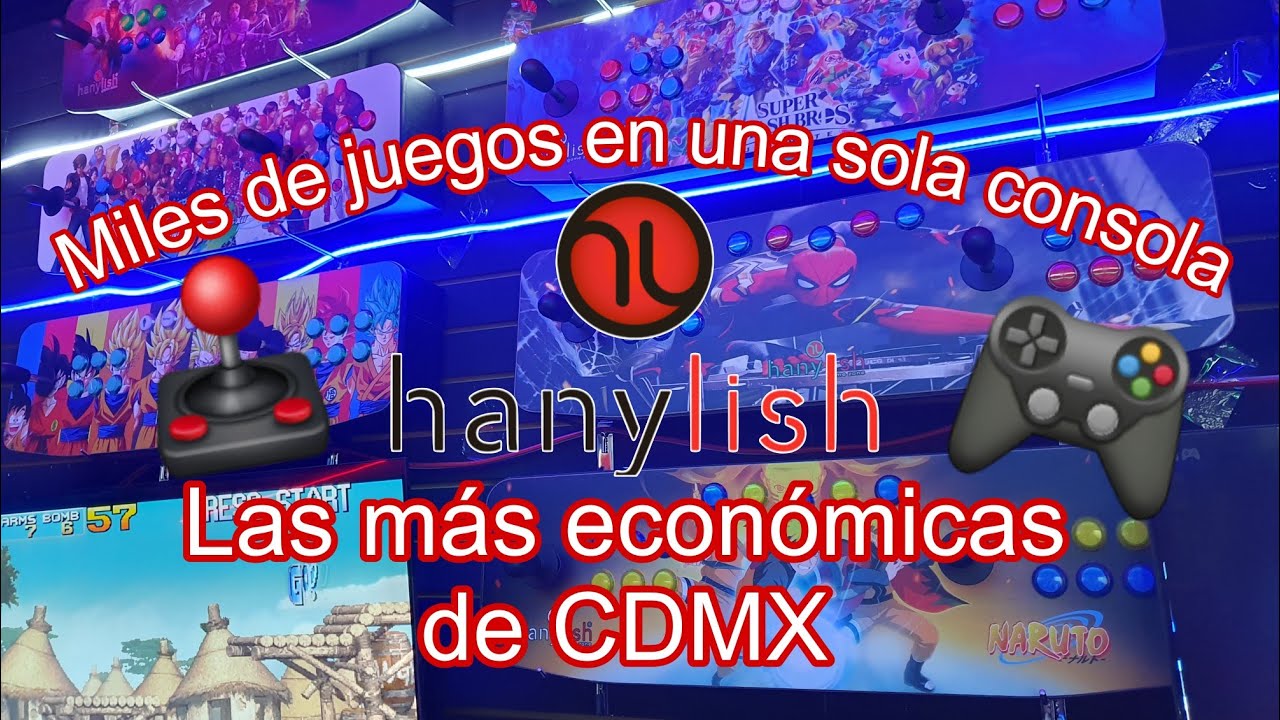 🕹Las mejores consolas Árcade🎮 en CDMX miles de juegos en un Lugar HanyLish Plaza Izazaga 38