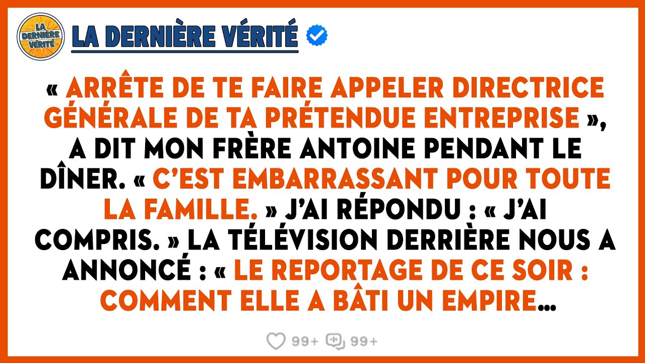 Mon Frère A Appelé Mon Entreprise « Ta Fausse Entreprise », Puis Forbes L'a Classée Comme Un Empire