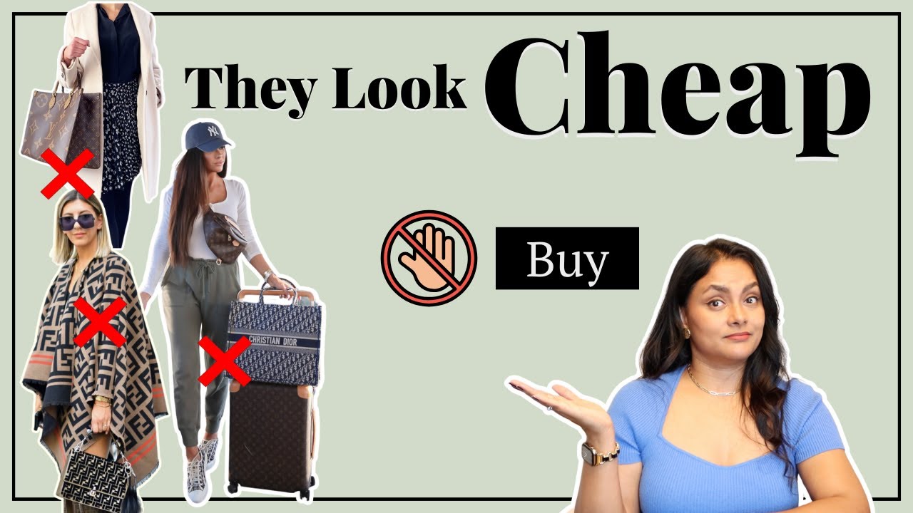 7 Designer Fashion Trends That Look Cheap And Ruin Your Look - What To Buy Instead