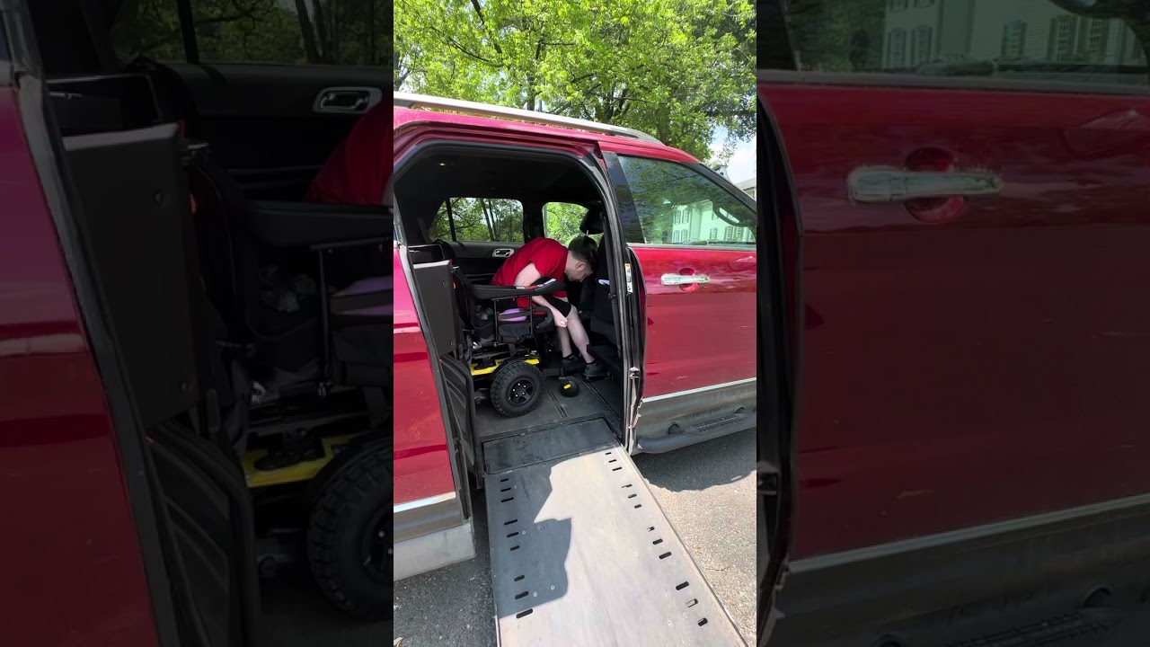 #NuMotion what it’s like 👍 to have foot 👣 rests, transferring to drive. It’s a hassle!