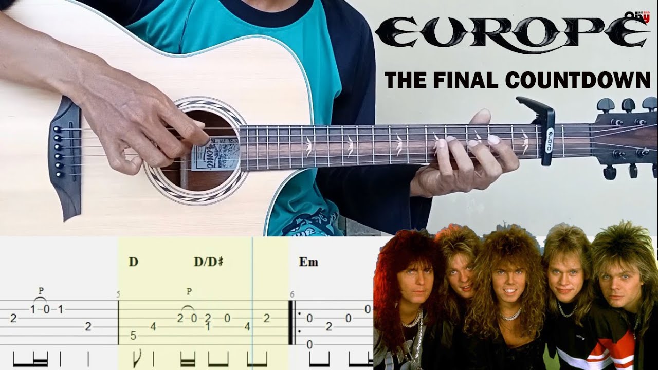 (Europe) The Final Countdown - Fingerstyle Cover + TAB