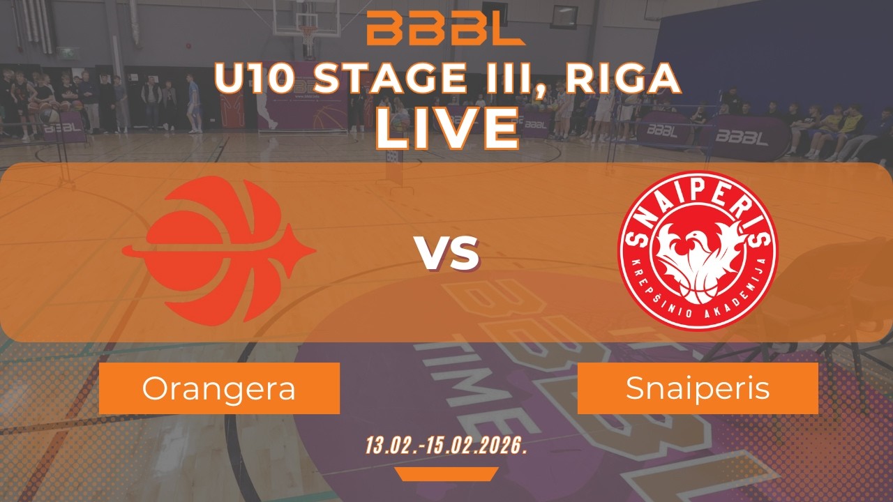 Orangera Basketball 2016 vs KA Snaiperis 2016 | BBBL U10 | Stage III