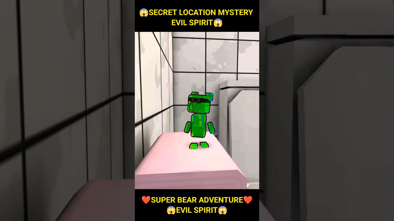 Super Bear Adventure Secret Location Mysteryevil Spirit 😱#shorts
