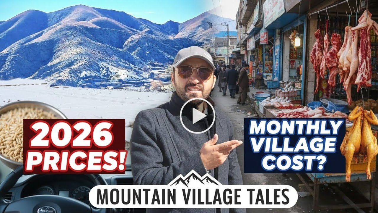 2026 Cost of Living: One Month in a Snowy Mountain Village 🏔️❄️ Pakistan 