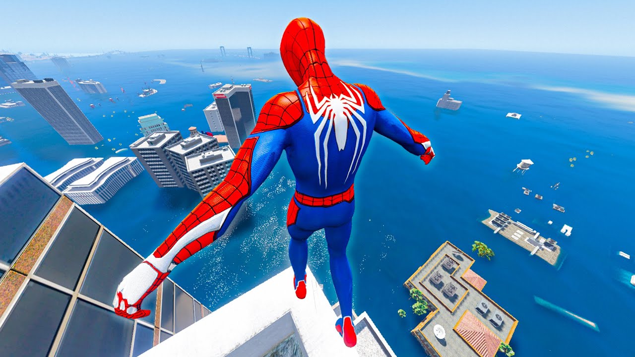 GTA 5 Ragdolls SPIDERMAN Jumps/Fails (Euphoria Physics) #244