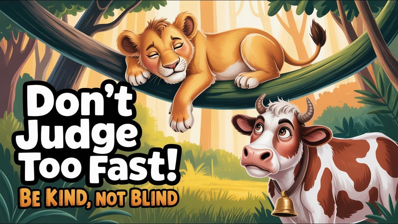 Don’t Judge Too Fast! 😴 | Bedtime Moral Story for Toddlers | Learn English with Story