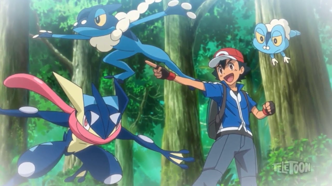 Pok&eacute;mon Ultimate Journeys Ep 18 Ash Remembers Greninja Eng Dub