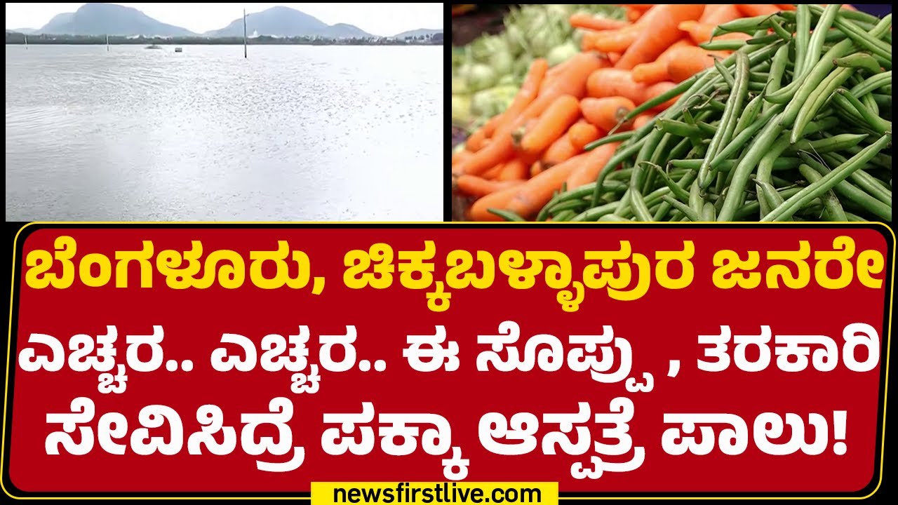 HN Valley ನೀರಿನಿಂದ ಬೆಳೆದ ತರಕಾರಿ ತಿಂದ್ರೆ ಹುಷಾರ್ | Health Issue | Chikkaballapur | @newsfirstkannada