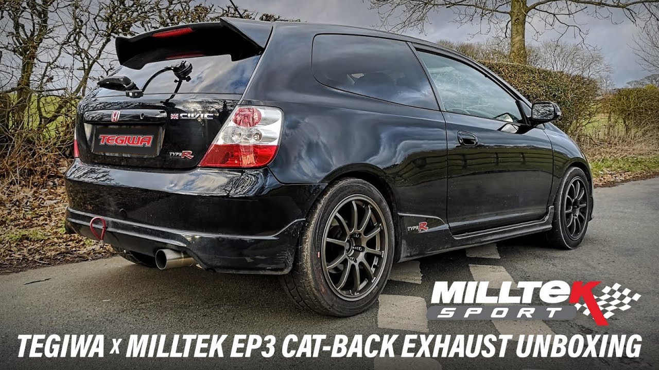 Распаковка товара: выхлопная система Tegiwa X Milltek Sport Catback для Honda Civic Type R EP3!