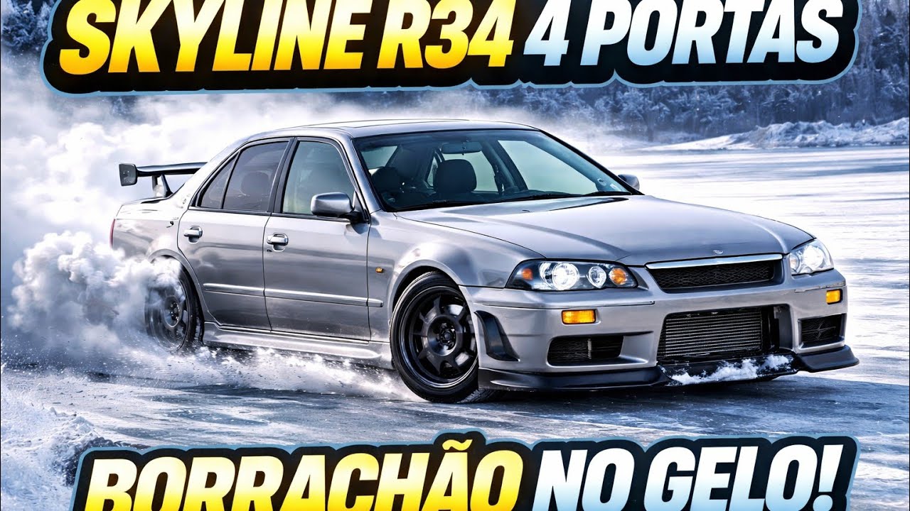 SKYLINE 4 PORTAS DEU BORRACHÃO NO GELO!!! SPOTTANDO CARROS RAROS NO CARX DRIFT RACING 2.