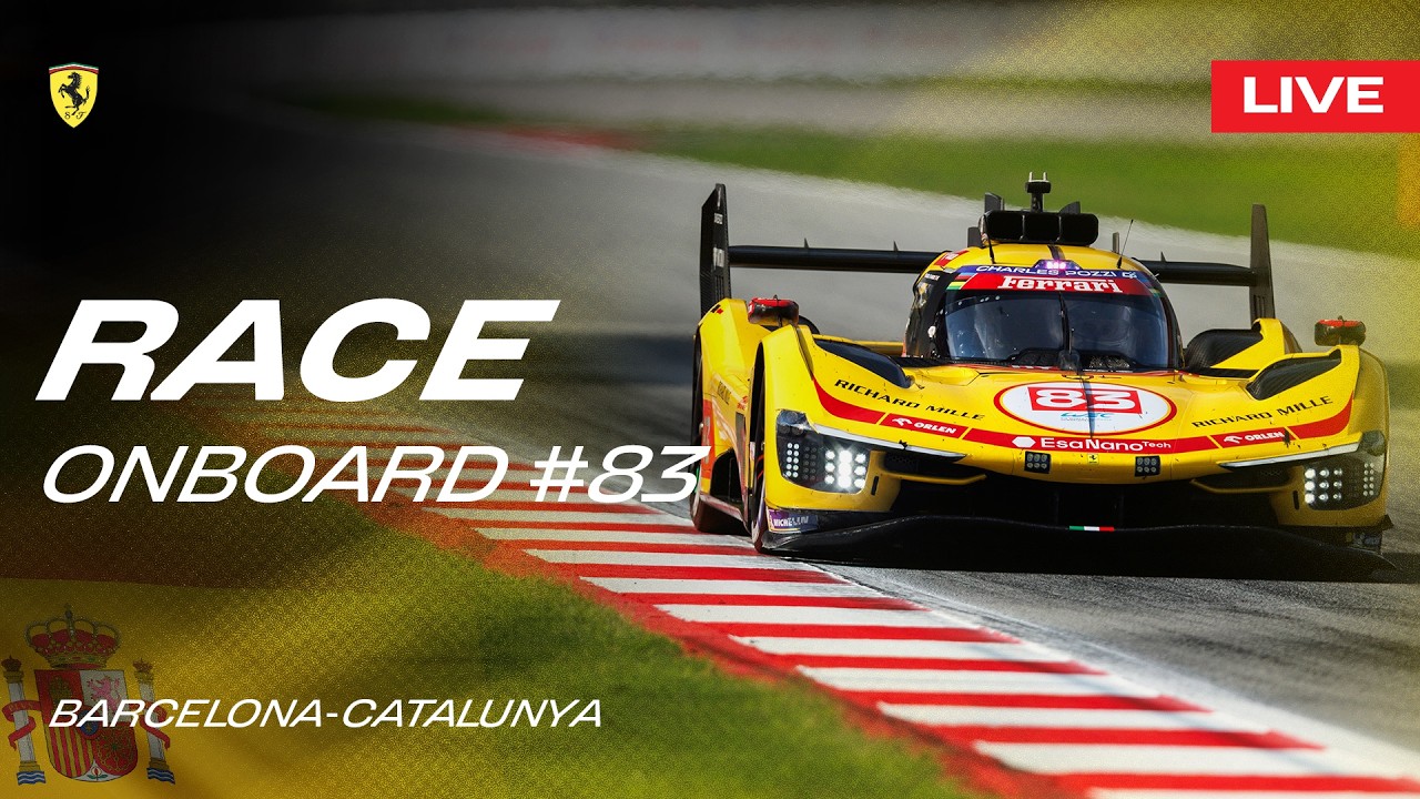 LIVE RACE Onboard car #83 for 6 Hours of Barcelona | Ferrari Hypercar