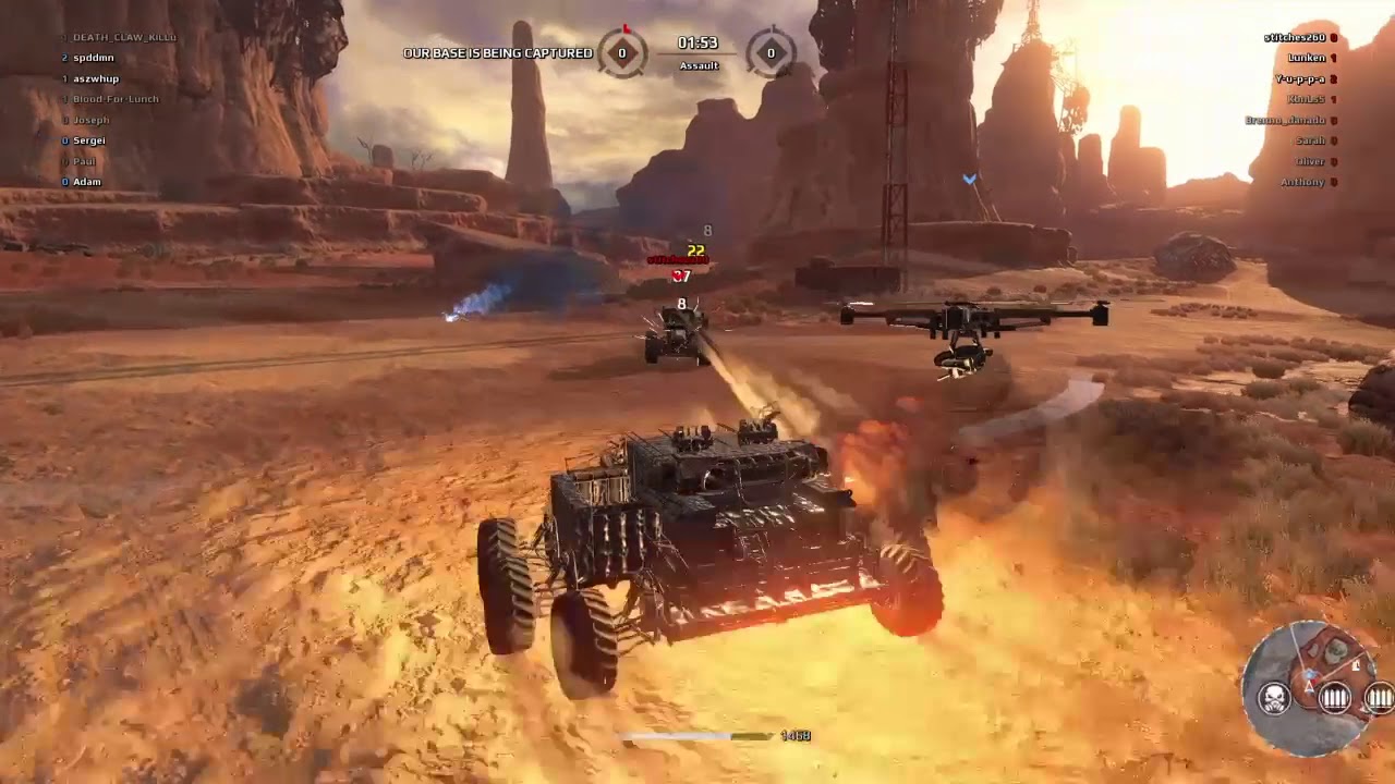 Crossout PS4: Spectre/Falcon Build