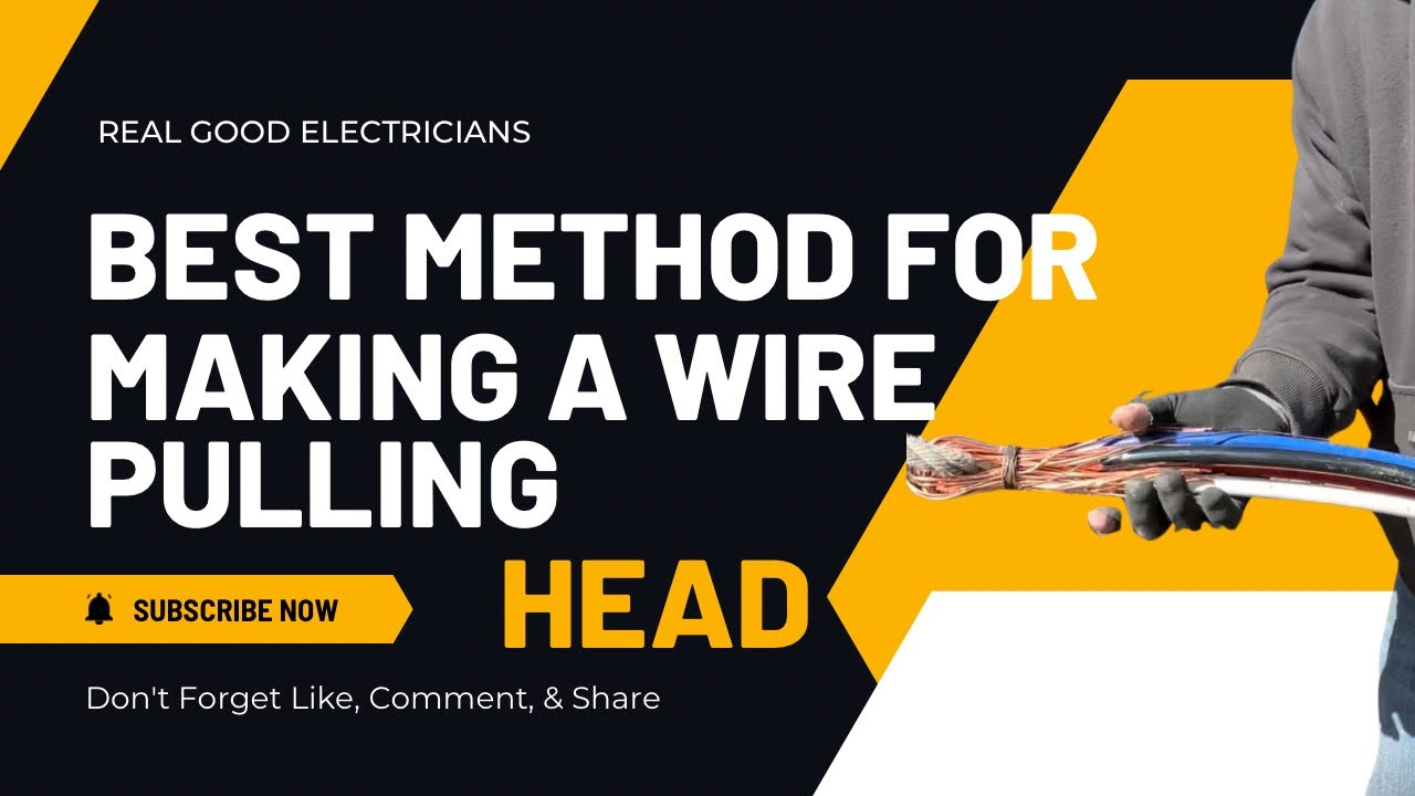 Reliable wire pulling head! Fast and easy!