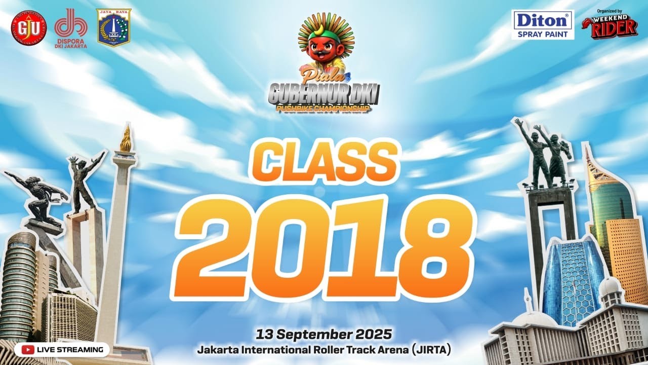 PIALA GUBERNUR DKI JAKARTA -  PUSHBIKE CHAMPIONSHIP || CLASS 2018 || WEEKEND RIDER