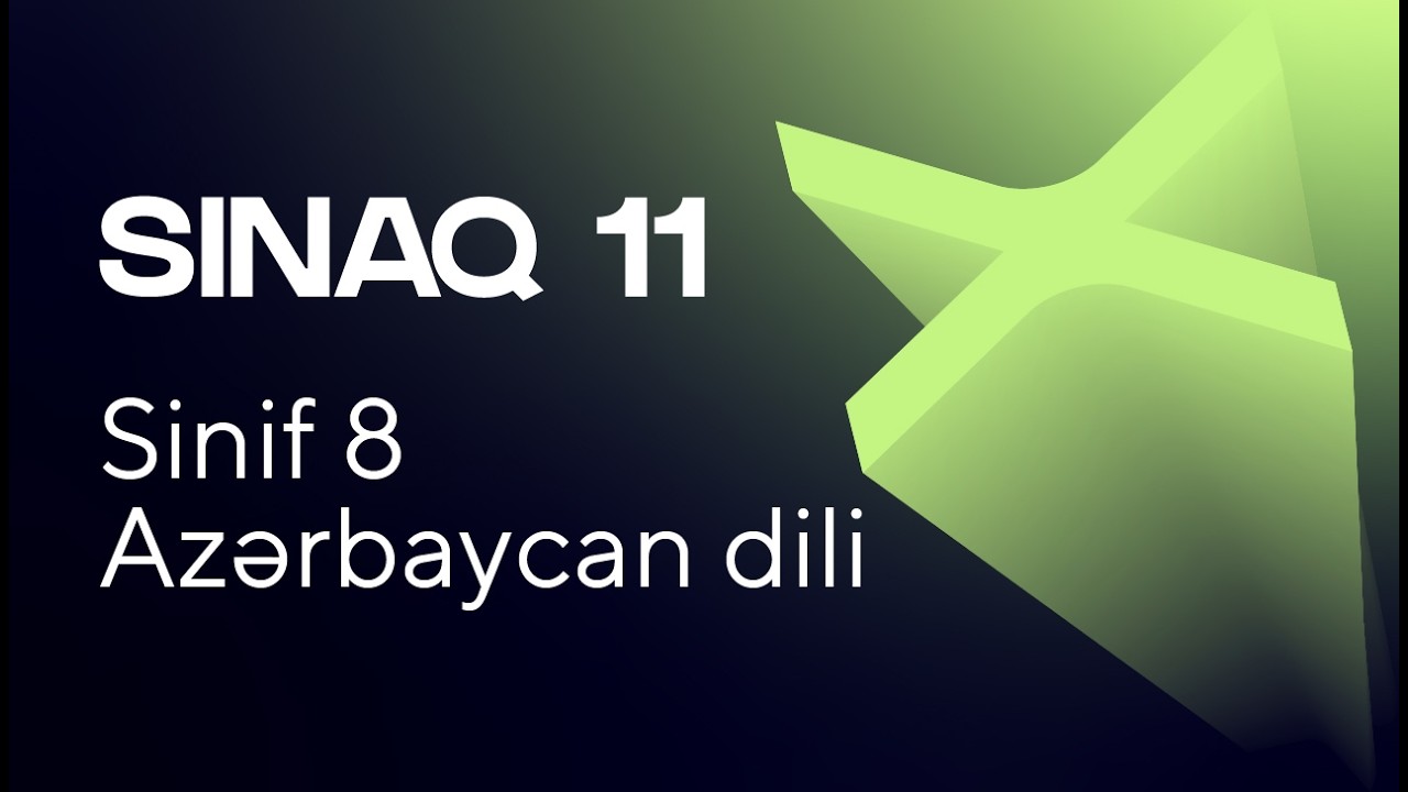 Azərbaycan dili 8-ci sinif   Güvən Sınaq 11 Buraxılış fənləri üzrə
