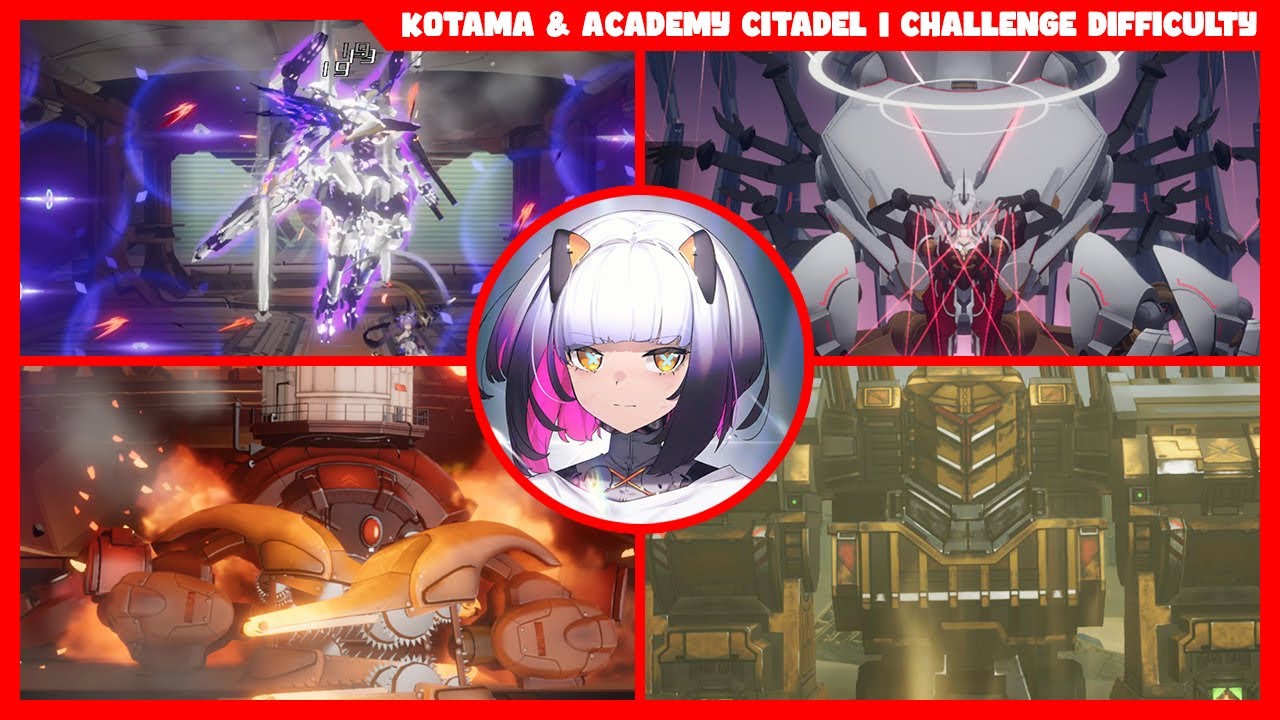 Kotama Academy Citadel | CHALLENGE Difficulty — All Boss Battles