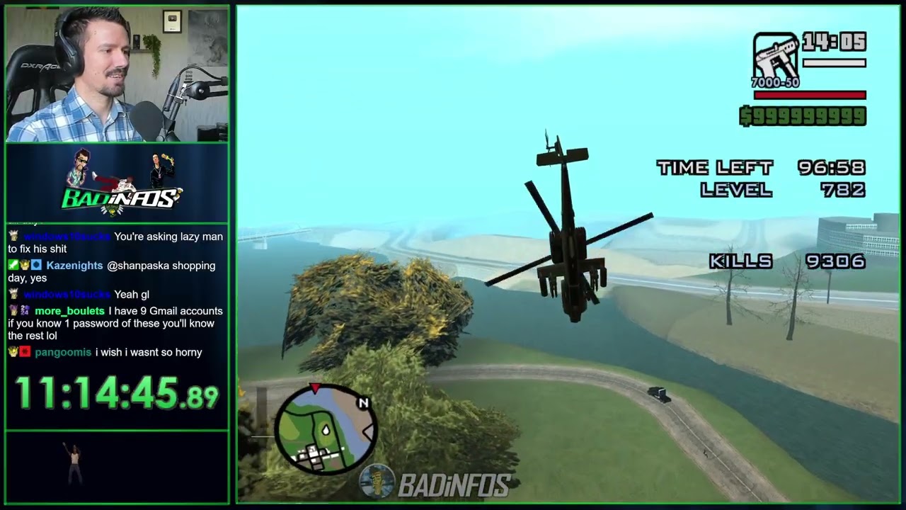 GTA San Andreas Vigilante Level 1000+ Attempts 2 (S634)