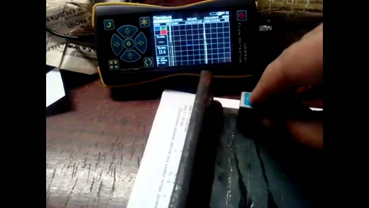 Ultrasonic Flaw Detector NOVOTEST UD2301 in operating
