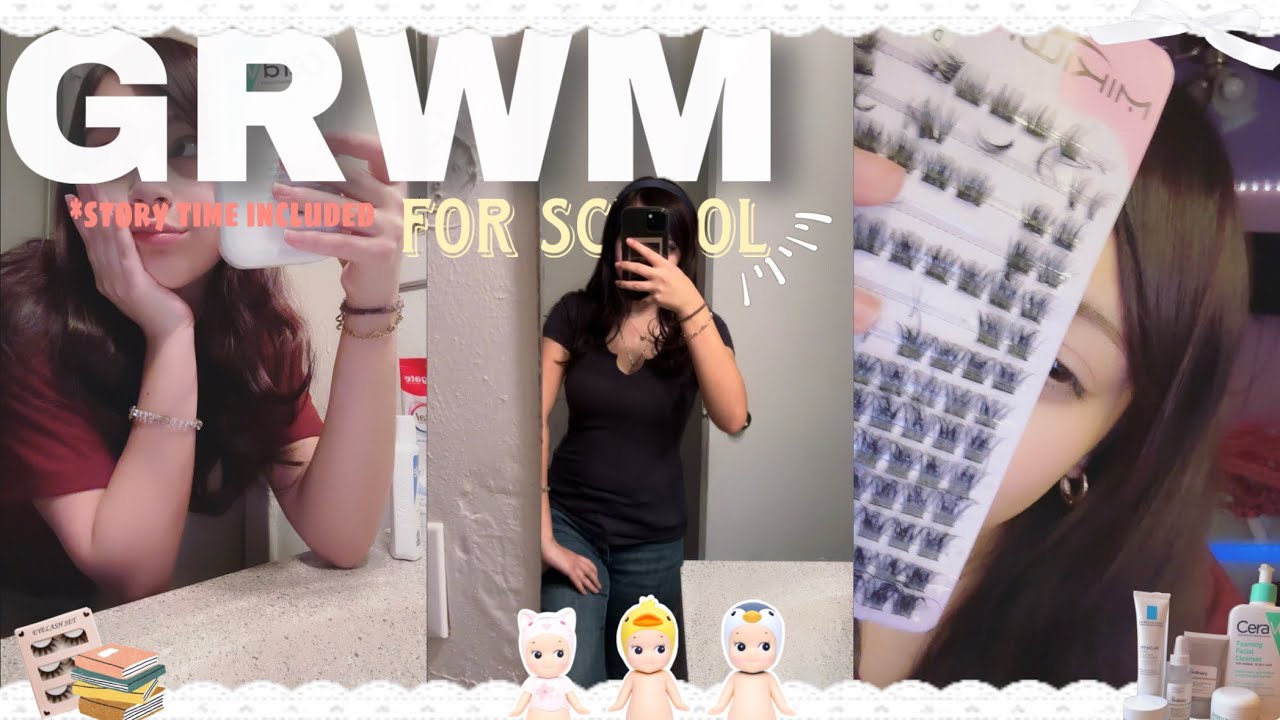 GRWM for SCHOOL + STORY TIME INCLUDED ‼️📚| maariis 