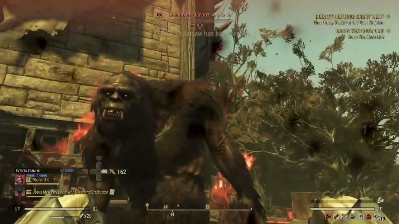 Fallout 76 - Soloing Bigfoot In A Matter Of Seconds 