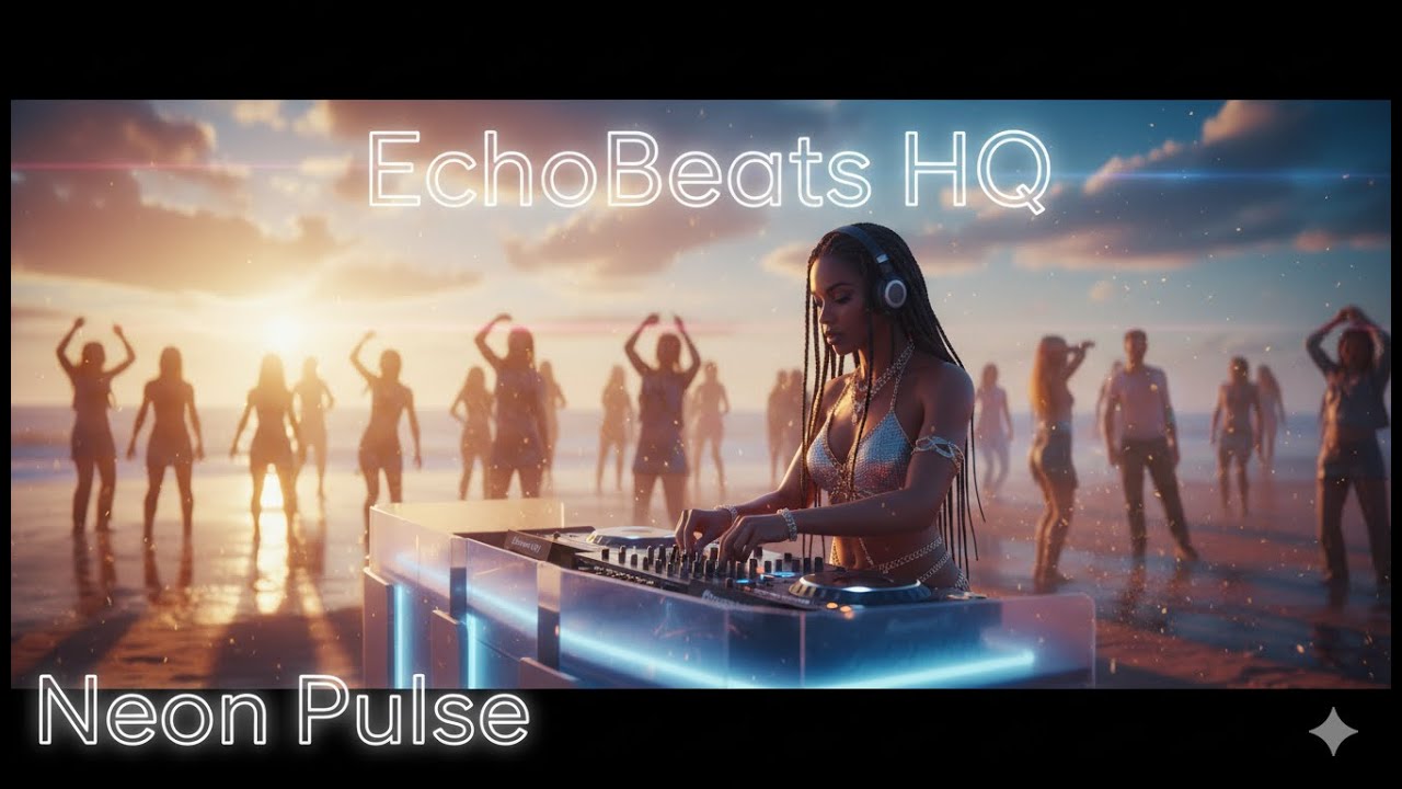 ECHOBEATS HQ &ndash; Neon Pulse &ndash; (Official Techno EDM Music Video 2025) | AI Cinematic