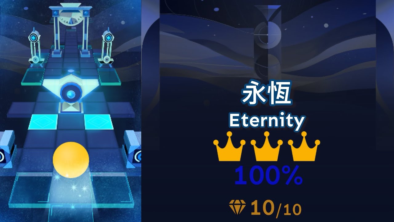 Rolling sky Eternity 滾動的天空 永恆 永恆的韻律，探索無盡之美 100%+4K+全冠+全鑽+段落難度