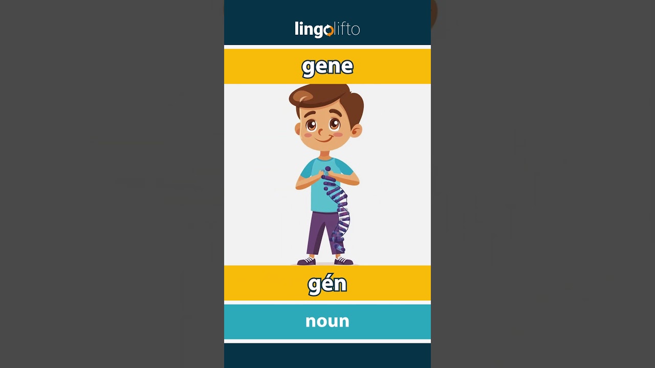 🇬🇧🇸🇰 gene - gén : learn English : naučme sa anglicky : vocabulary builder